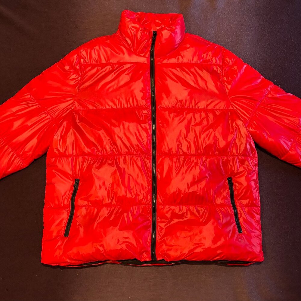 NovaMEN Red Quilted Puffer Jacket